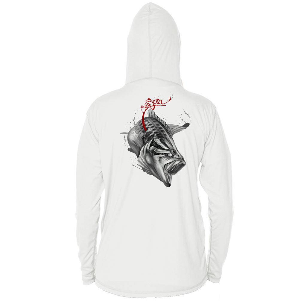 Bass/Worm Long Sleeve Performance Hoody