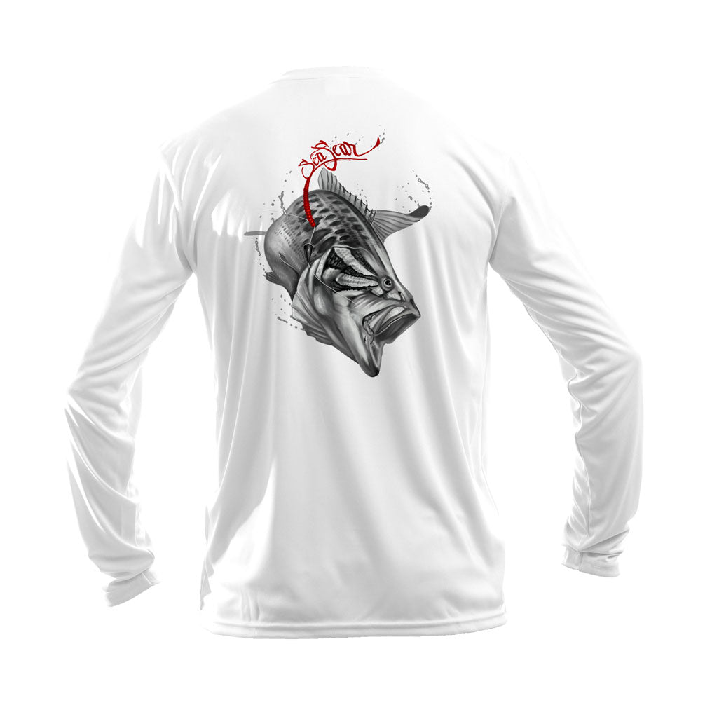 Bass/Worm Long Sleeve Performance Tee