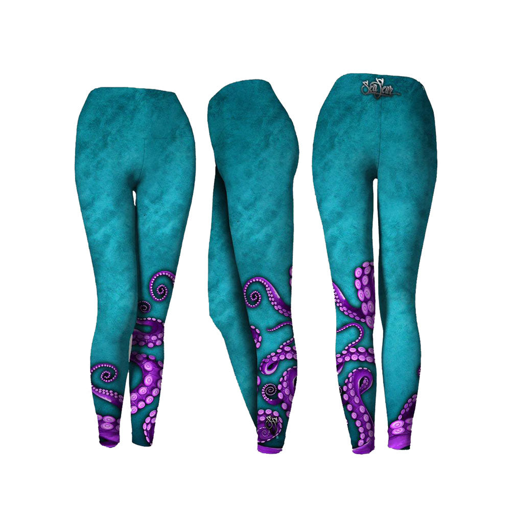 GYMSHARK Seamless Ankle Length Leggings Story Turquoise Blue Stretch Size  XS | eBay