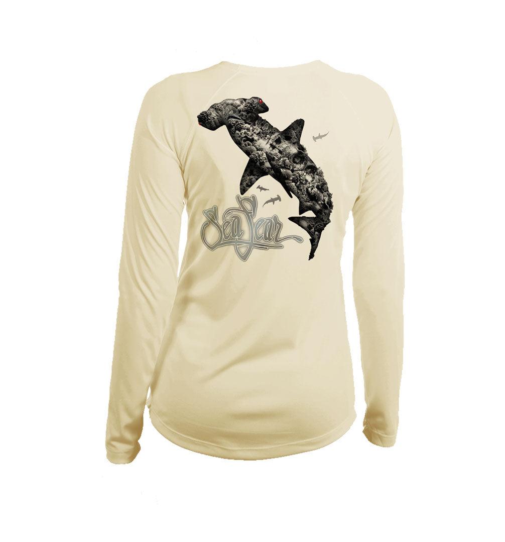 Hammerhead Coral V-Neck Performance Tee
