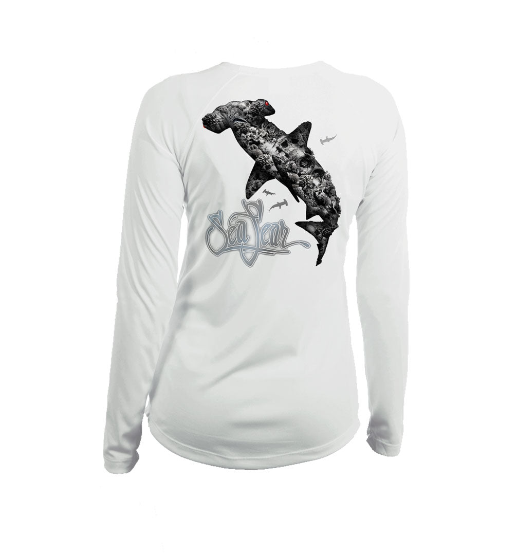 Hammerhead Coral V-Neck Performance Tee