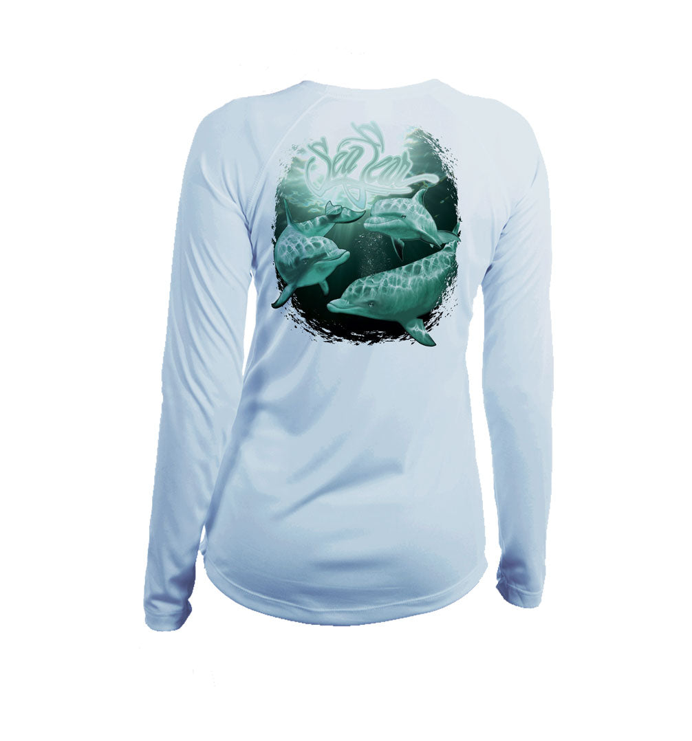 Dolphins V-Neck Performance Tee