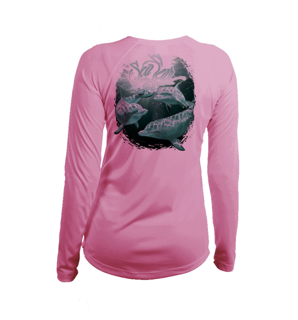 Dolphins V-Neck Performance Tee