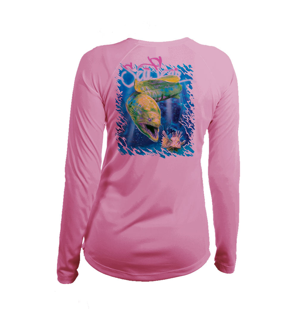 Eel Lionfish V-Neck Performance Tee