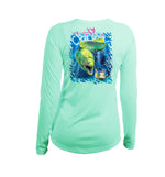 Eel Lionfish V-Neck Performance Tee