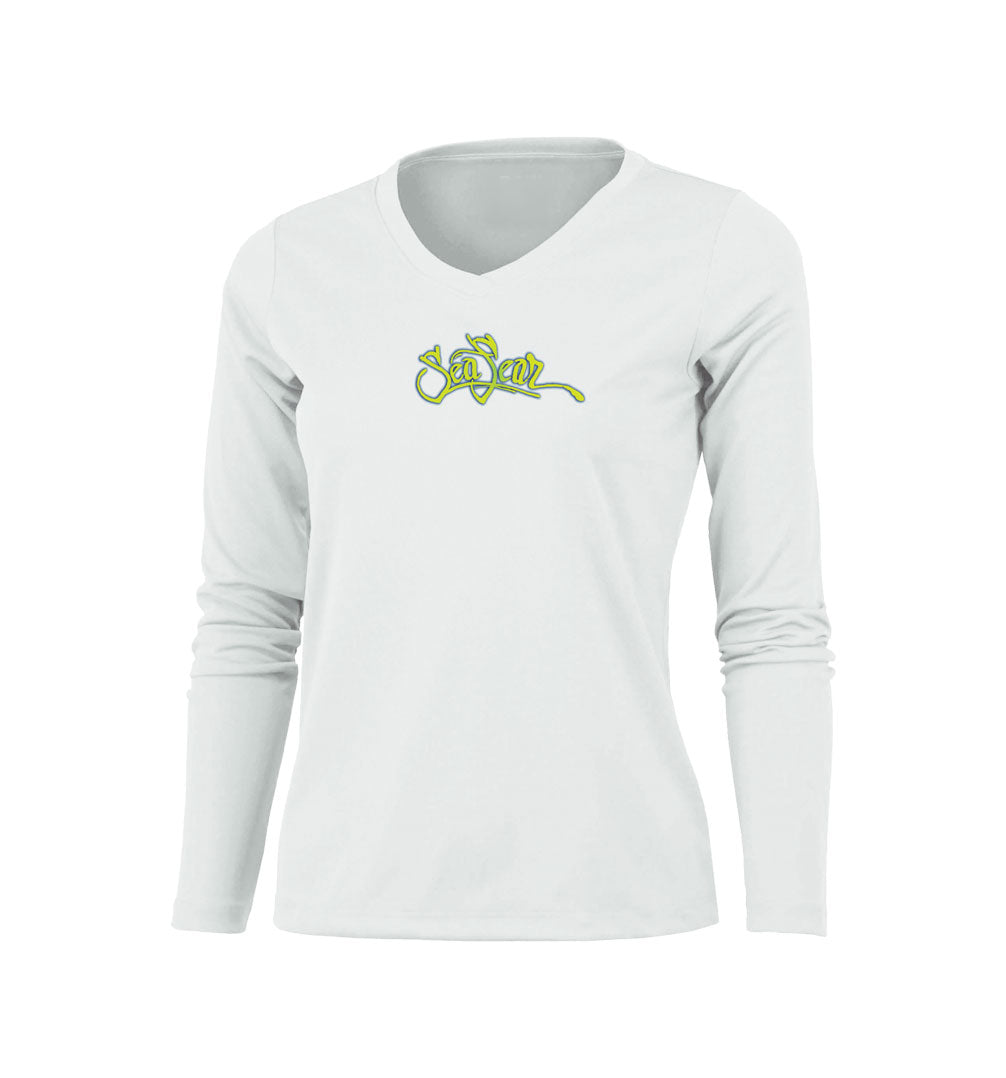 Electric Turtle V-Neck Performance Tee