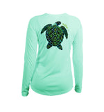 Electric Turtle V-Neck Performance Tee
