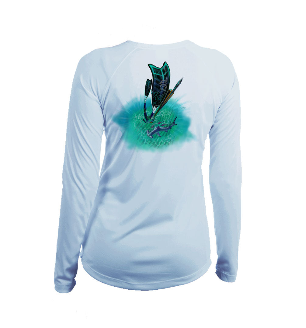 Free Diver V-Neck Performance Tee