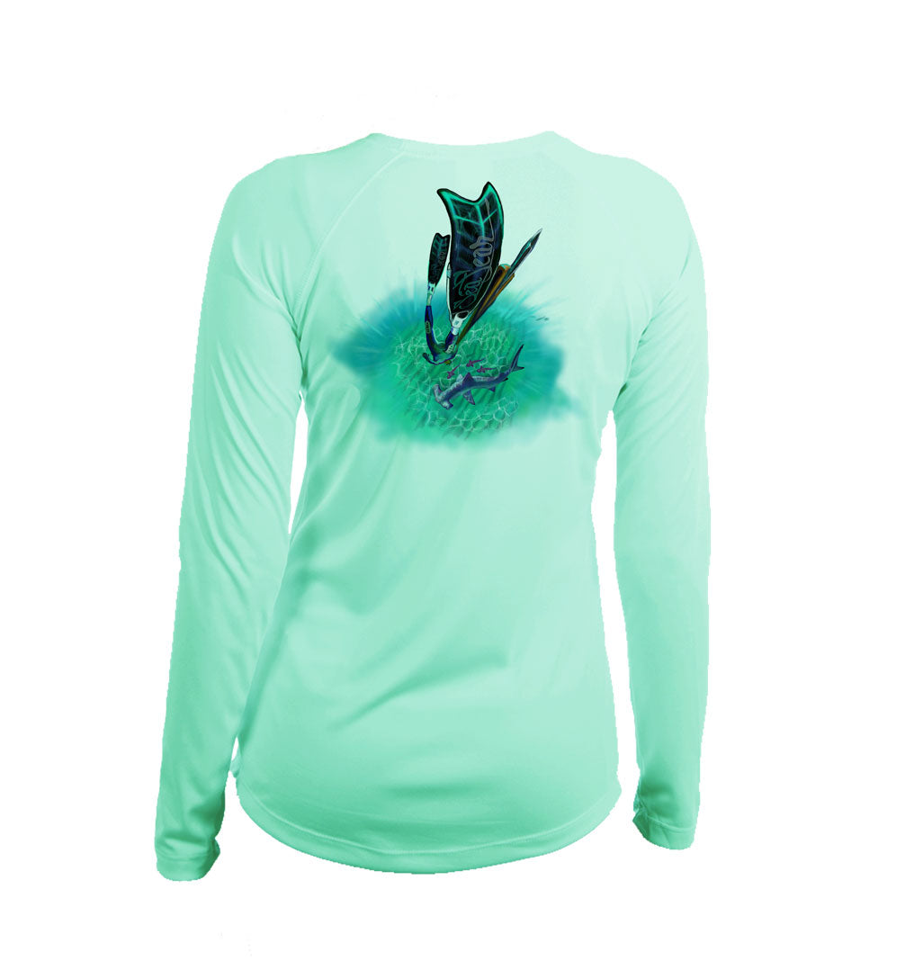 Free Diver V-Neck Performance Tee