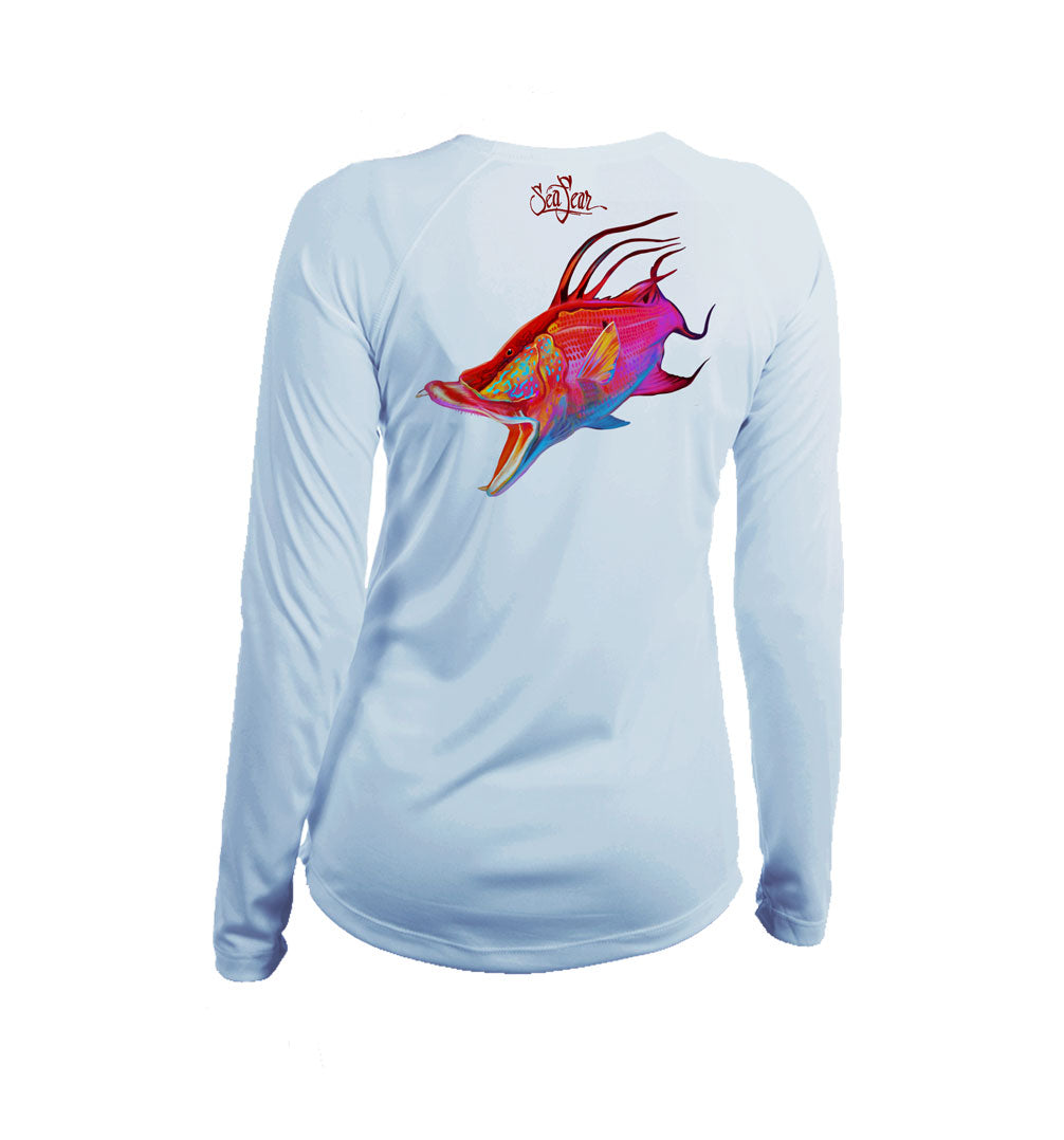 Glow Hog V-Neck Performance Tee