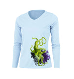 Green Octo V-Neck Performance Tee