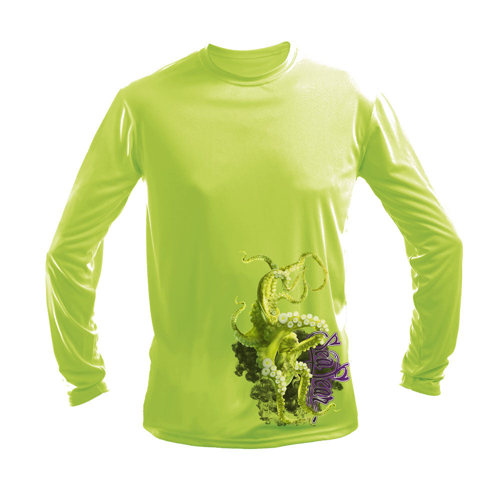Green Octopus Performance Tee