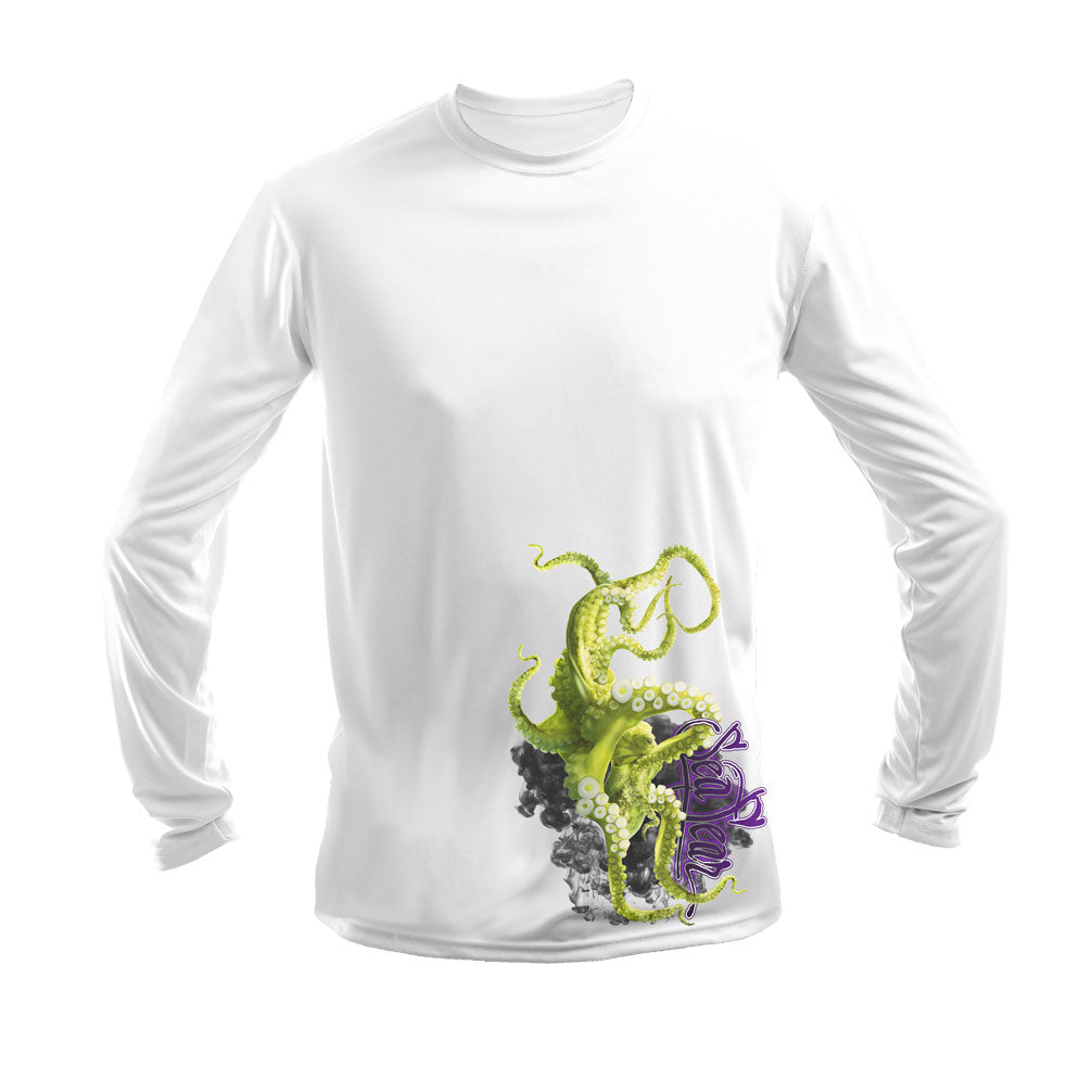 Green Octopus Performance Tee