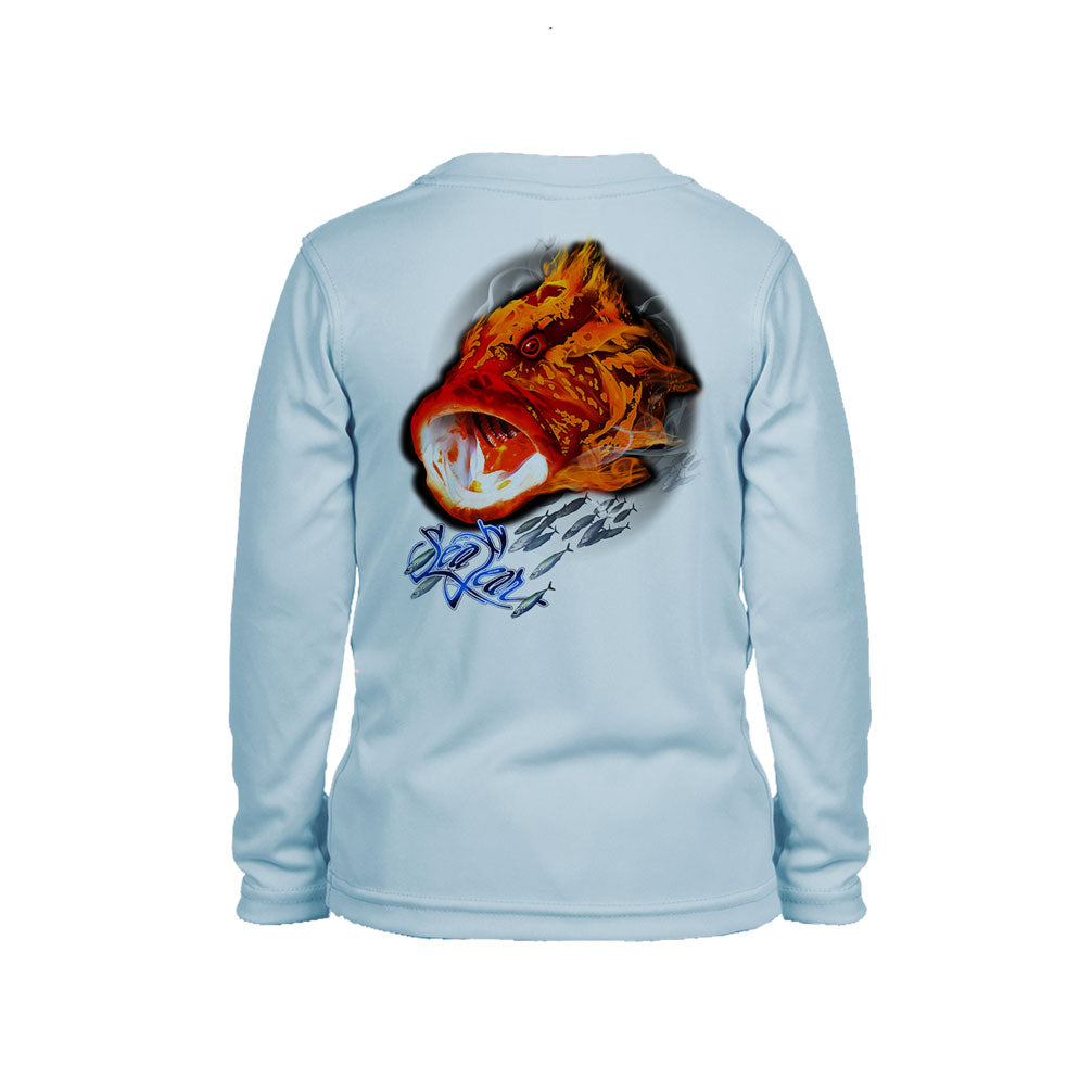 Grouper Long Sleeve Toddler Performance Tee