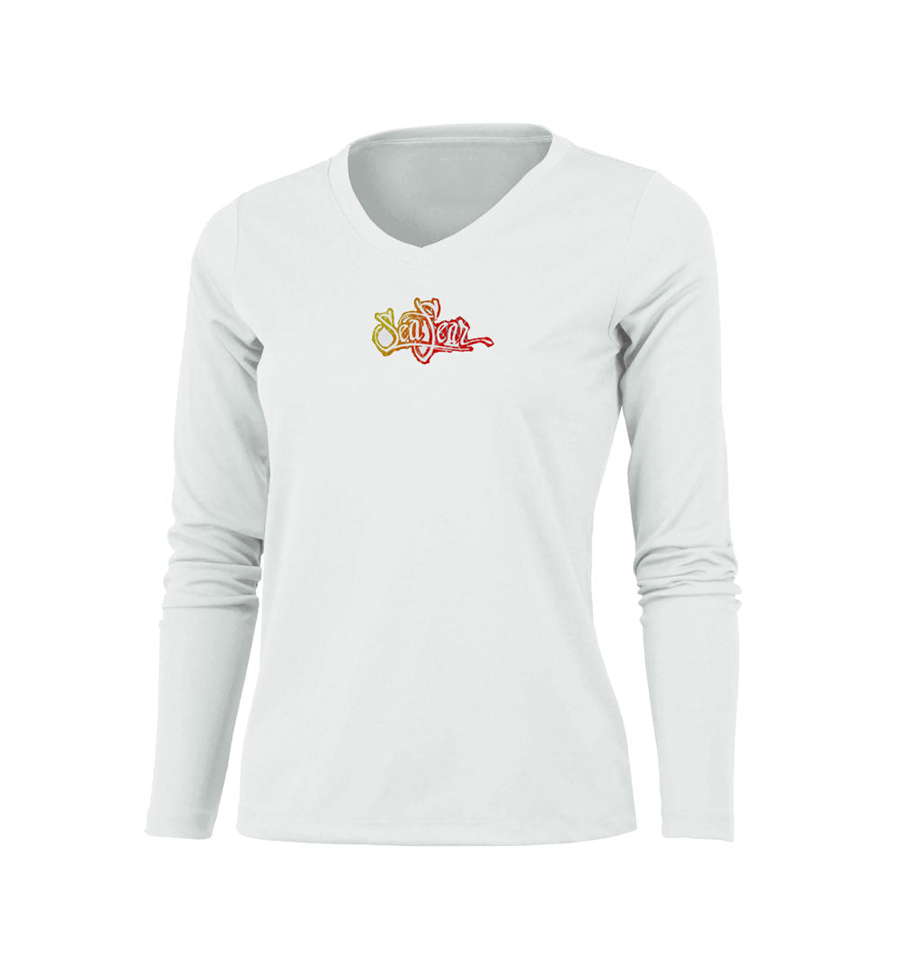 Hammerhead Dive Flag V-Neck Performance Tee