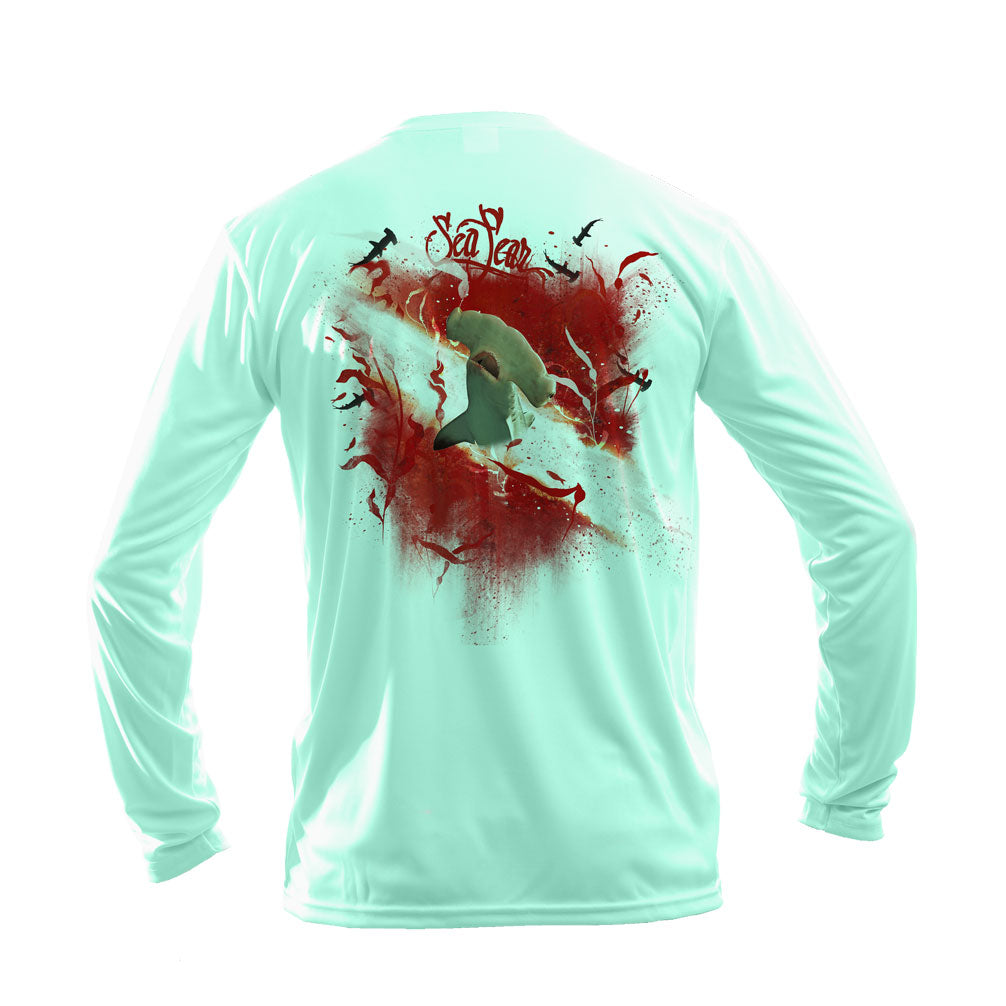 Hammerhead Kelp Flag Long Sleeve Performance Tee