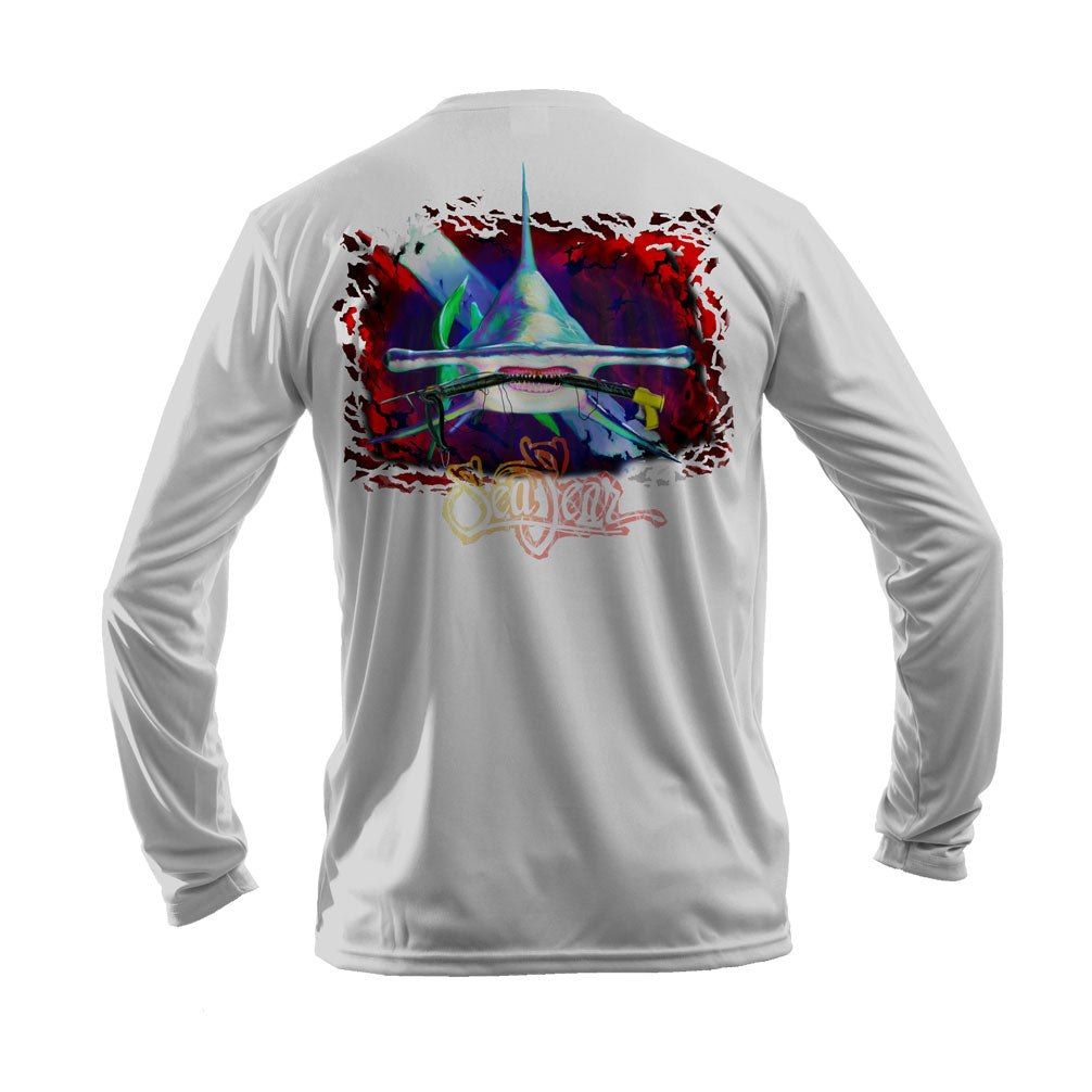 Hammerhead Dive Flag Performance Tee