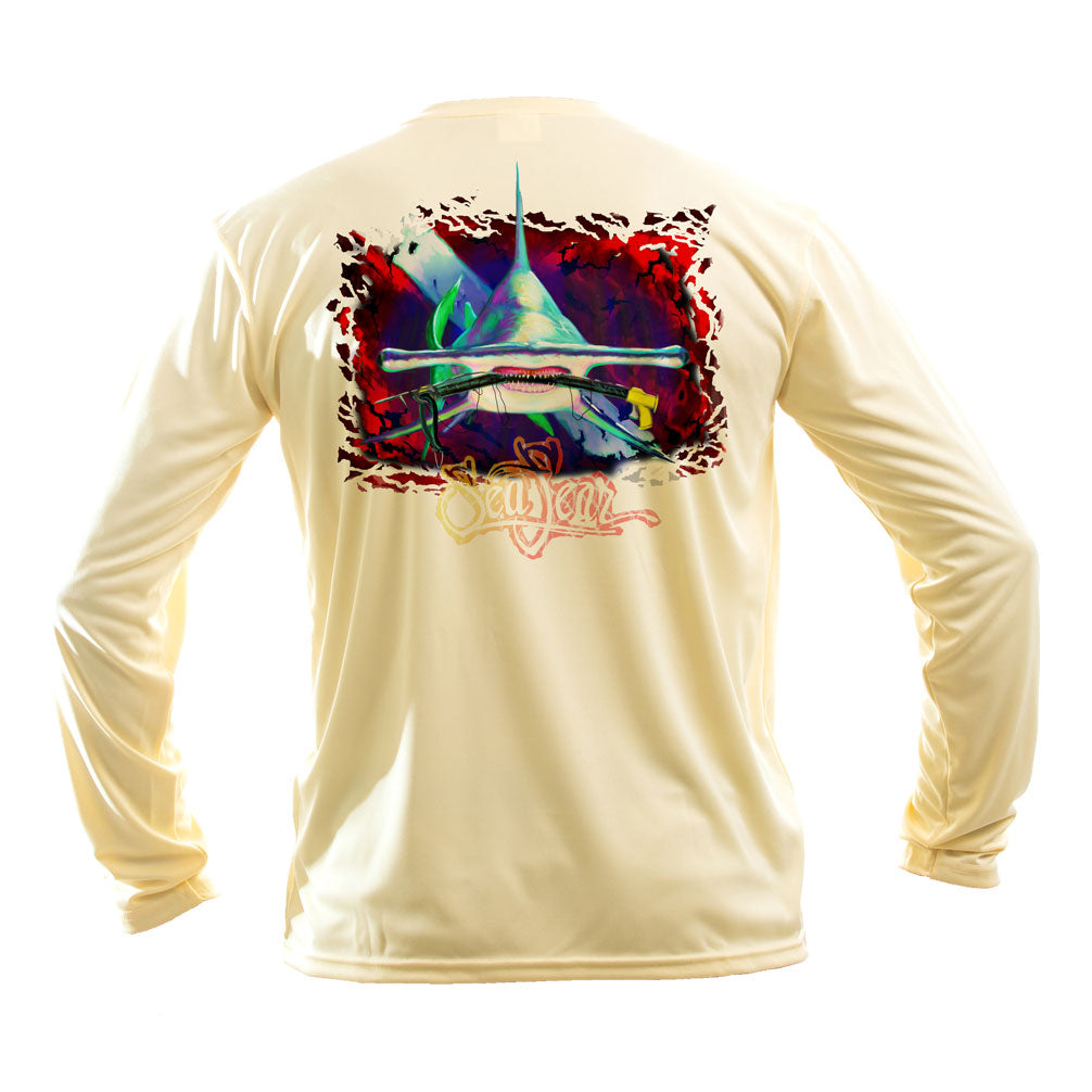 Hammerhead Dive Flag Performance Tee