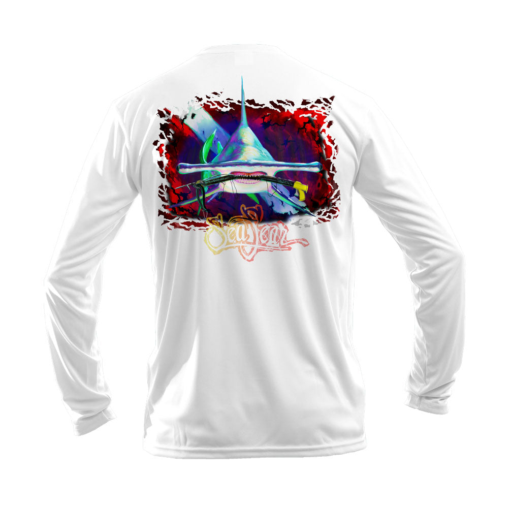 Hammerhead Dive Flag Performance Tee