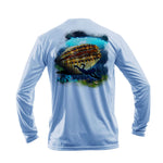 Hangry Scallop Long Sleeve Performance Tee