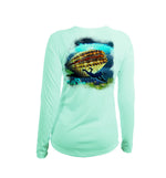 Hangry Scallop Women's VNeck Performance Tee