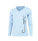 Hooked (Side Print) V-Neck Performance Tee