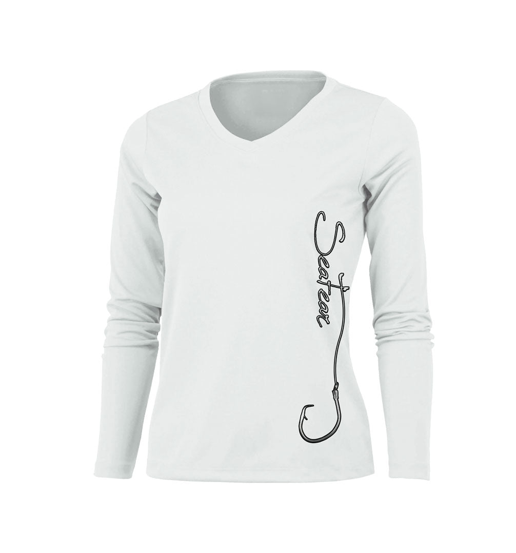 Hooked (Side Print) V-Neck Performance Tee