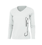 Hooked (Side Print) V-Neck Performance Tee