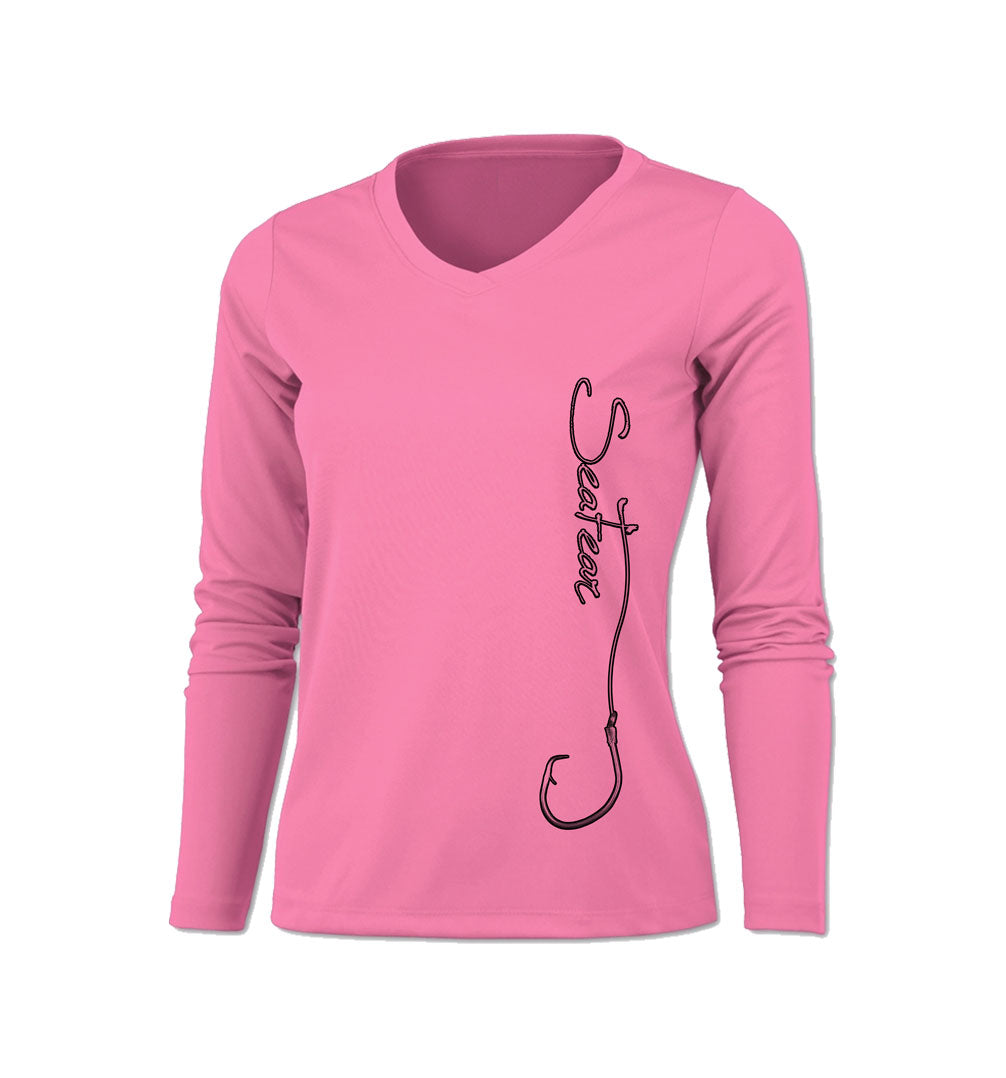 Hooked (Side Print) V-Neck Performance Tee