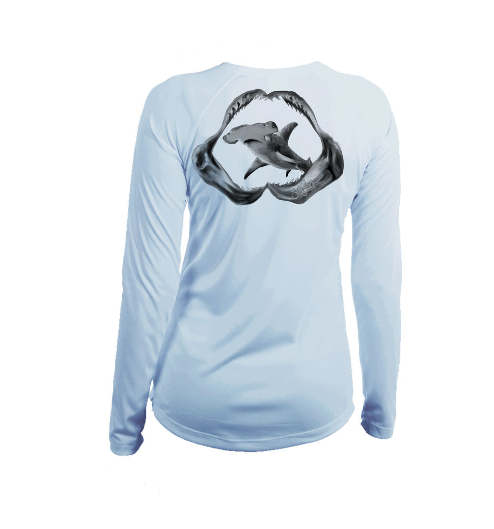 Jaws Hammerhead V-Neck Performance Tee
