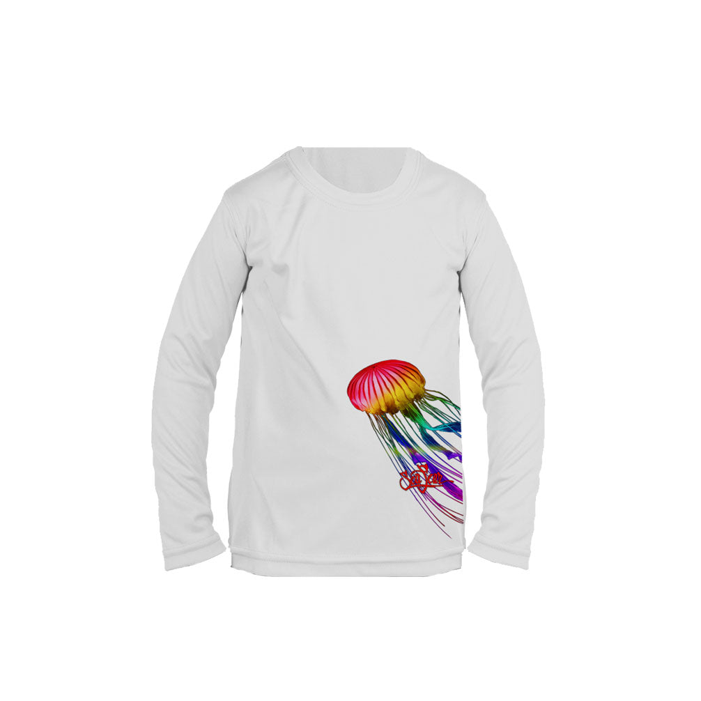 Jellyfish Long Sleeve Toddler Performance Tee