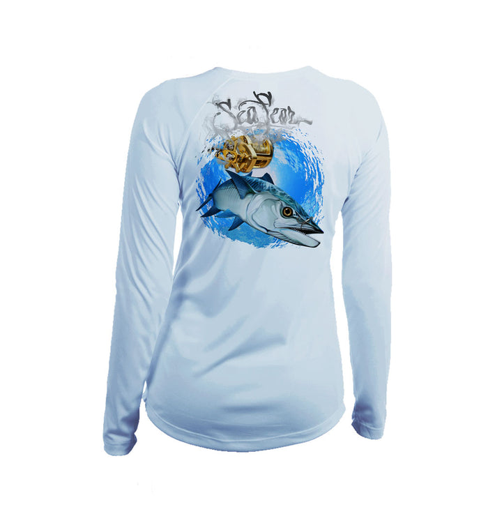 Kingfish Long Sleeve V-Neck Performance Tee