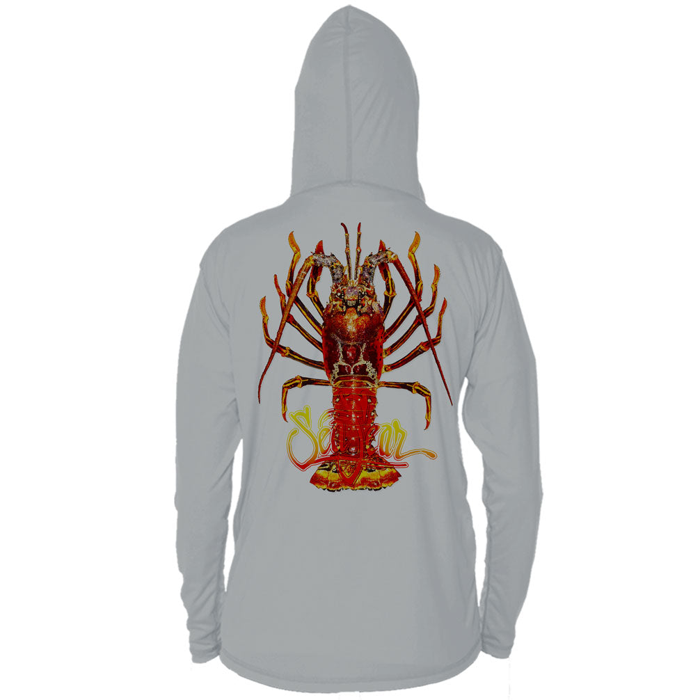 Large Lobster Long Sleeve Performance Hoody