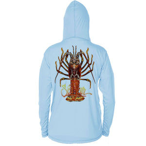 Large Lobster Long Sleeve Performance Hoody