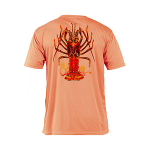 Large Lobster Short Sleeve Performance Tee