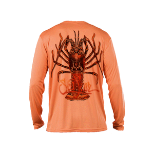 Large Lobster Long Sleeve Performance Tee