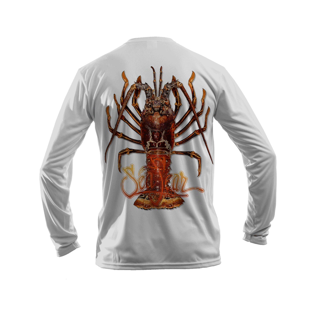 Large Lobster Long Sleeve Performance Tee