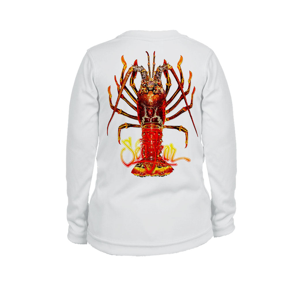 Large Lobster Long Sleeve Youth Performance Tee