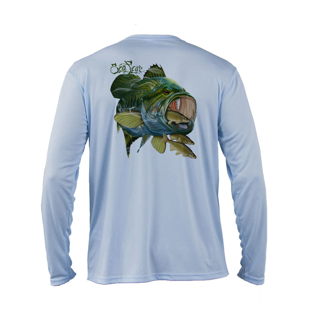 Large Mouth Bass Long Sleeve Performance Tee