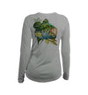 Large Mouth Bass V-Neck Performance Tee