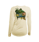 Large Mouth Bass V-Neck Performance Tee