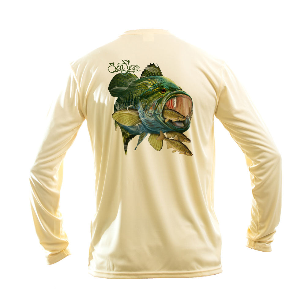 Large Mouth Bass Long Sleeve Performance Tee