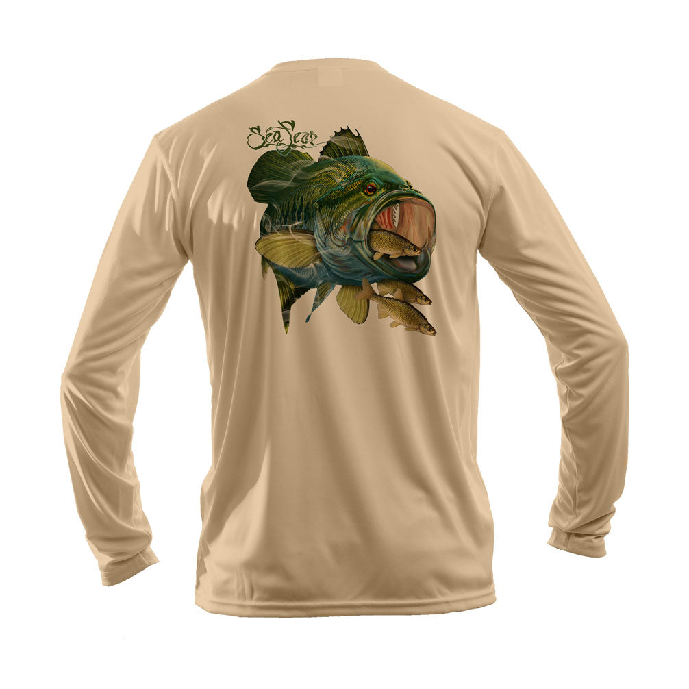 Large Mouth Bass Long Sleeve Performance Tee