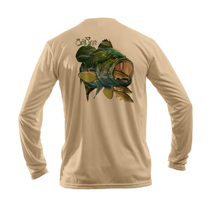 Large Mouth Bass Long Sleeve Performance Tee