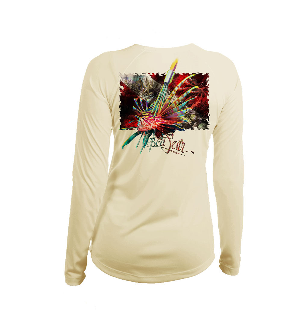 Lionfish Dive Flag V-Neck Performance Tee