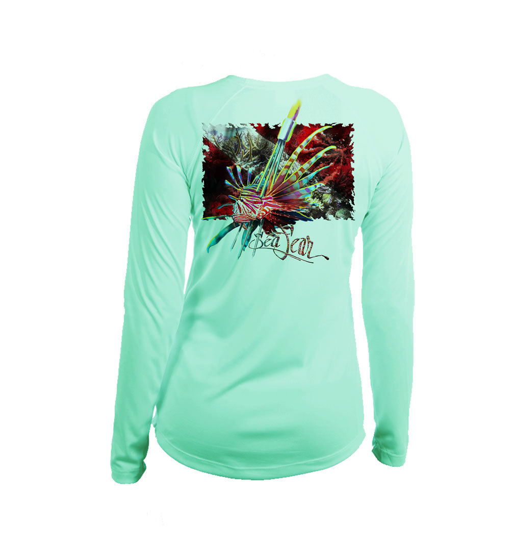 Lionfish Dive Flag V-Neck Performance Tee
