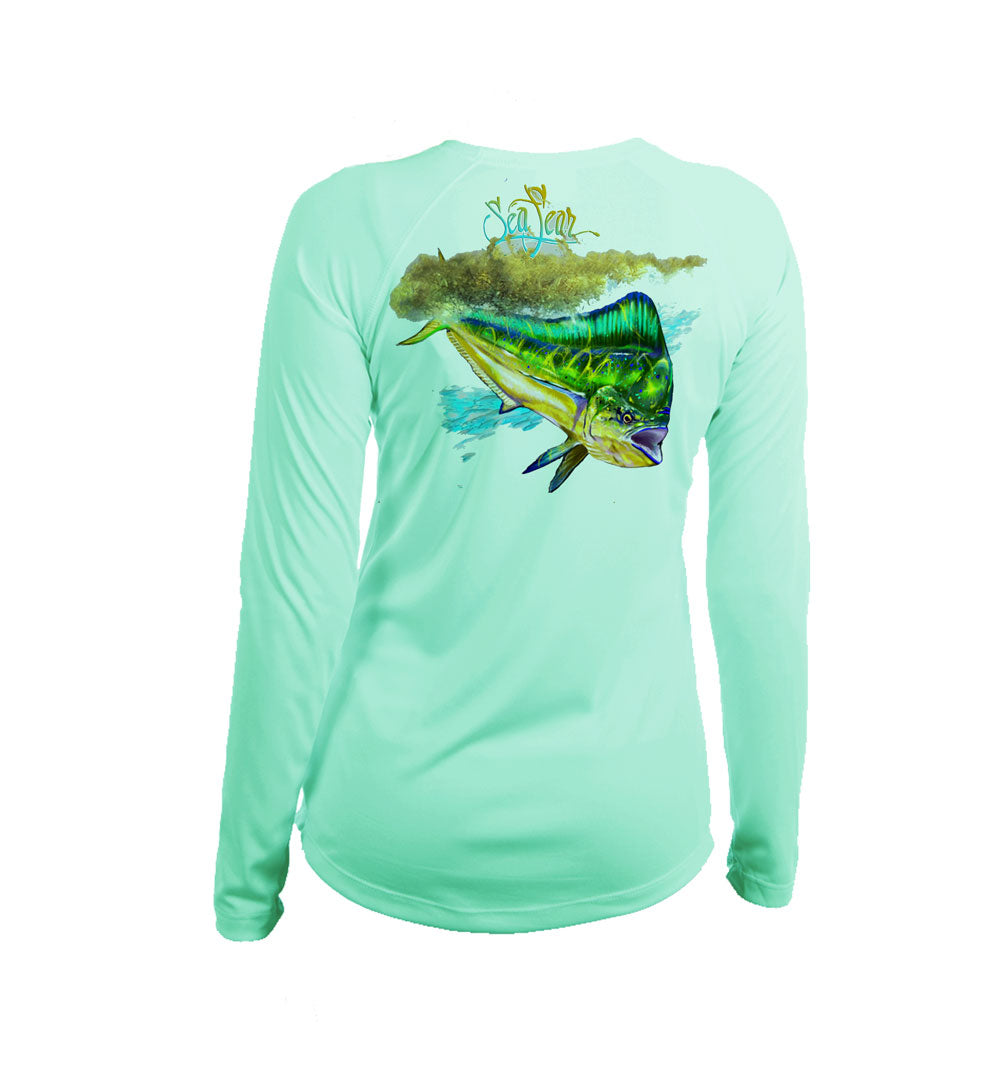 Mahi Mahi V-Neck Performance Tee