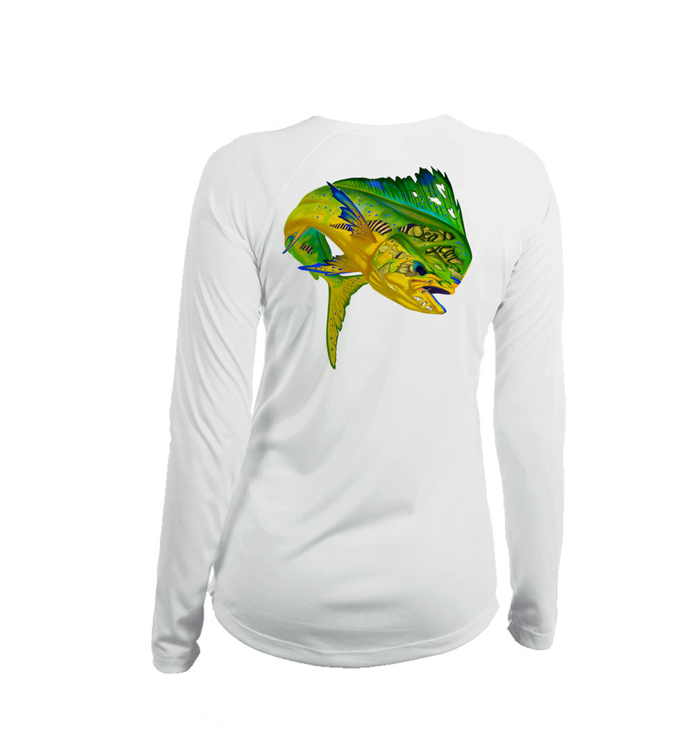 Mahi Sea Fear V-Neck Performance Tee