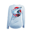 Mako Flag V-Neck Performance Tee