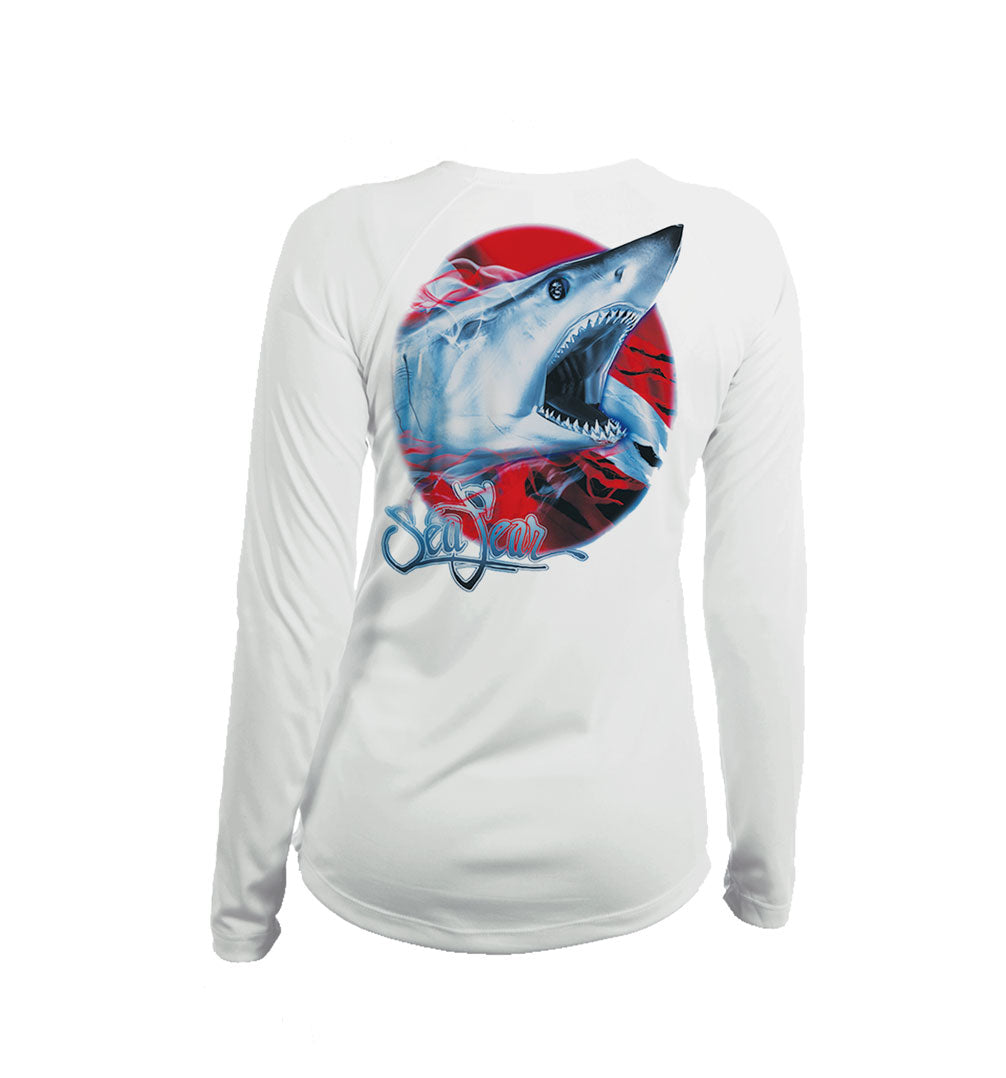 Mako Flag V-Neck Performance Tee